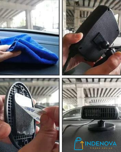 Calefactor Portátil para Auto 2 en 1.